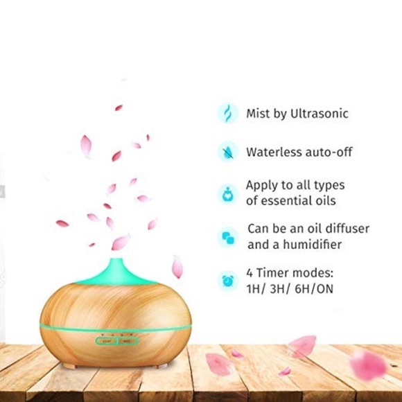 300ml Aroma Essential Oil Diffuser, - Picture 6 of 8